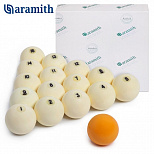 Комплект шаров Aramith Standard 60.3 мм желтый биток
