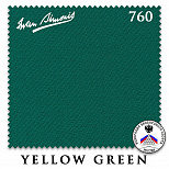 Бильярдное сукно Iwan Simonis 760 195см Yellow Green